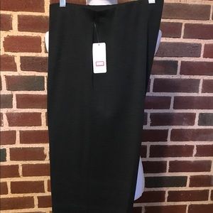 NWT Kate Hill Pants Sz L Wool Blend Black Casual